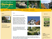 Tablet Screenshot of naturerlebnis-hayingen.de
